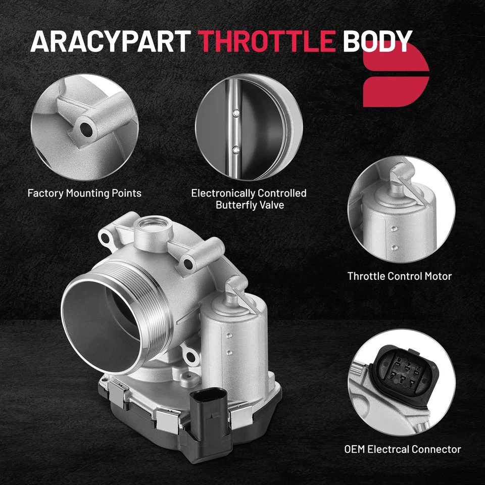 Корпус дроссельной заслонки для 2009-2012 2013 2014 Volkswagen Tiguan CC Audi Q5 2.0L67-4003 - Изображение 4 из 4