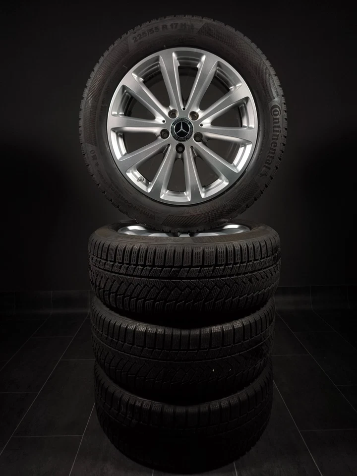 4 Winterräder 225 55 R17 Mercedes E-Klasse W213 S213 A238 C238 17" Alufelgen RDK - Bild 2 von 4