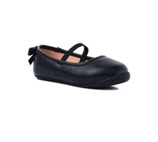Wonder Nation Dress Shoes Toddler Girls Size 4 Black Ballet Flat