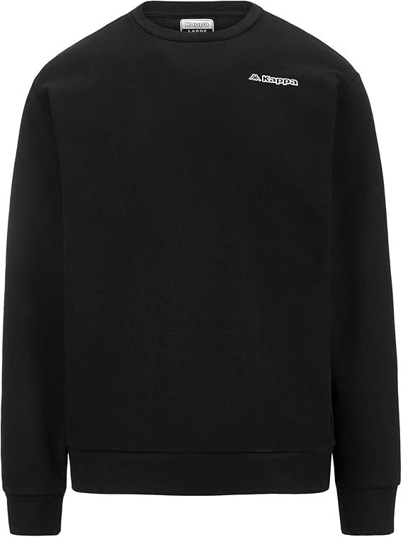 Felpa Kappa Uomo Logo FETRO | Cotone E Poliestere | Regular Fit Con Cappuccio E Tasca A Marsupio | Bianco, Ideale Per Palestra E Tempo Libero - 3