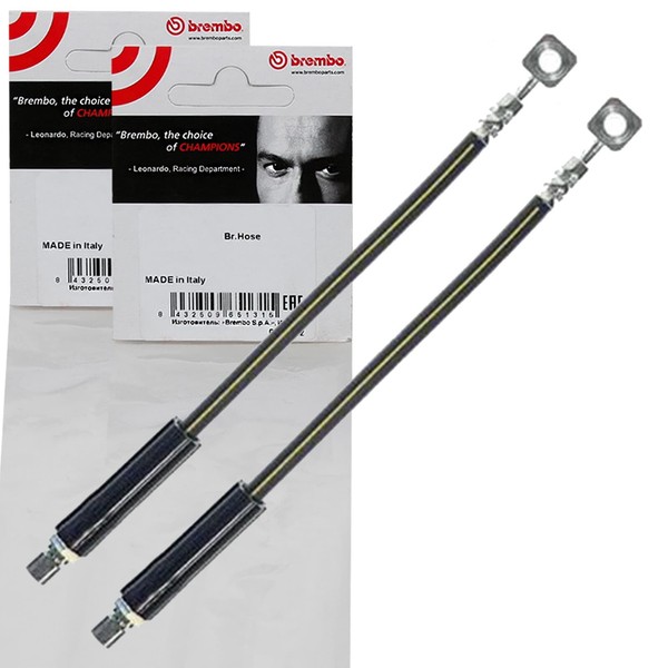 2X Brembo BremsschlÄUche Innen Vorne Hinten Beidseitig Passend FÜR Chevrolet-image