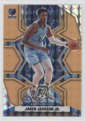 2021-22 Panini Mosaic Fluorescent Orange Prizm 3/25 Jaren Jackson Jr #148 08aq
