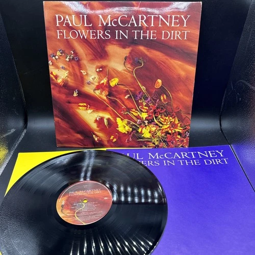 Paul McCartney Flowers in the Dirt Vinyl C1-91563 Capitol With Sleeve/Song Sheet