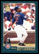 Ricky Gutierrez 2001 Topps #422 Chicago Cubs MLB READ FREE SHIPPING AutographDen