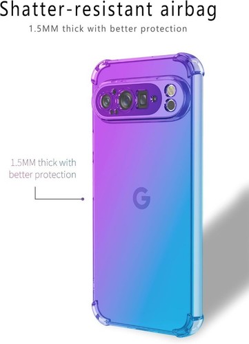 Pour Google Pixel 9A 9 Pro XL 8A 7A Étui,Clair Silicone Pente Gel Étui Téléphone - Photo 5 sur 42