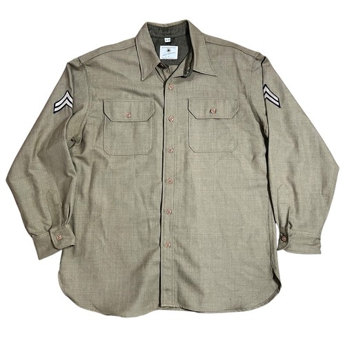 WW2 M37 EM Wool Shirt Size 18-36 WWII Impressions Reproduction