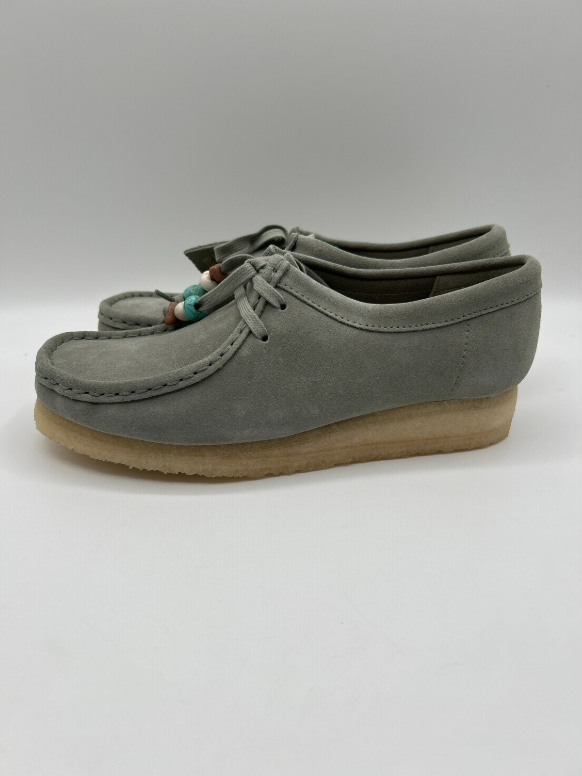 Clarks Wallabee Originals Women's Shoes Sage Suede - Size 9 image 2