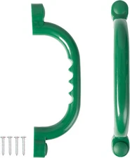Playground Safety Handles - Outdoor Green Grab Handle Bars, Tree House 