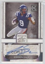 2022 Leaf Ultimate Draft Silver Spectrum 12/15 Jerrion Ealy #BA-JE1 Auto 0a3