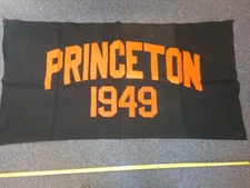 Vintage Princeton University Class of 1949 Wool Felt Banner VGC 32 x 64