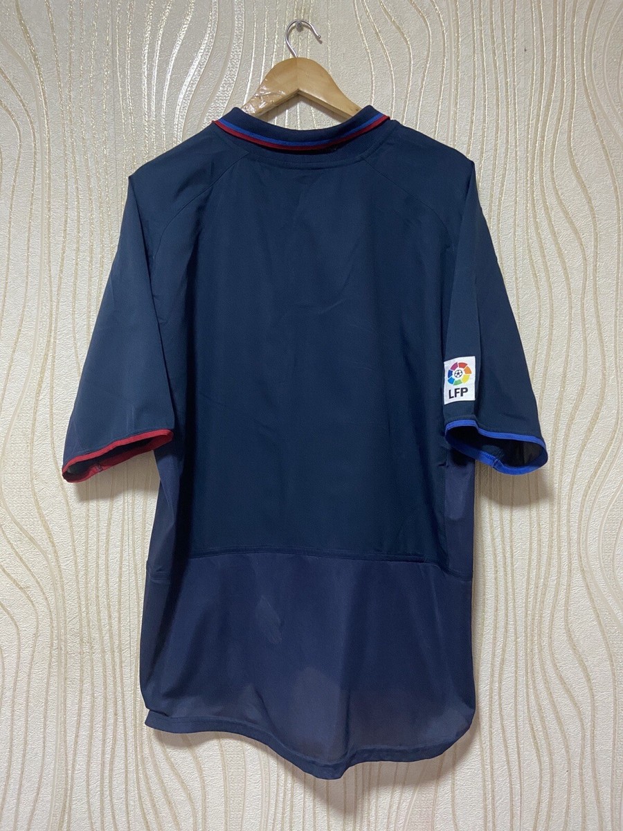 BARCELONA 2002 2003 AWAY FOOTBALL SHIRT SOCCER JERSEY NIKE