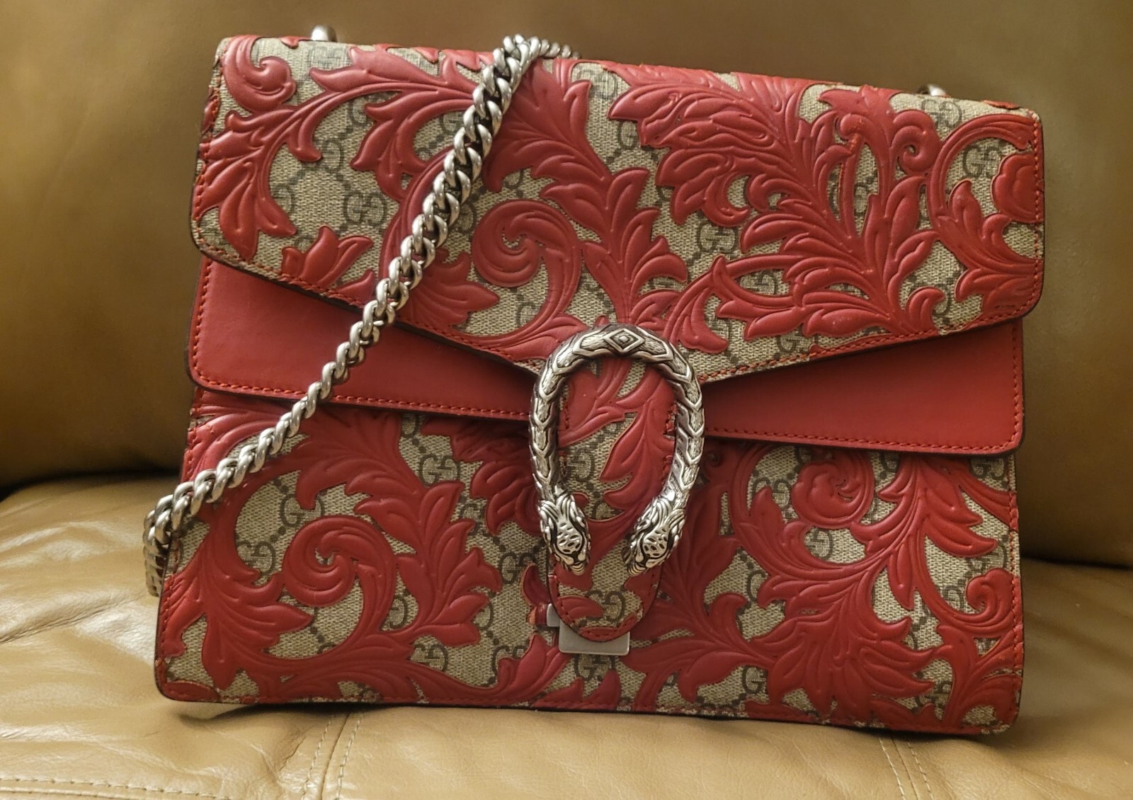 GUCCI Authentic Monogram GG Arabesque Dyonisus Sh… - image 1