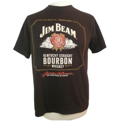 Jim Beam & Pepsi Max Promo T-Shirt Gr. M Medium Schwarz mit Griffic Print 