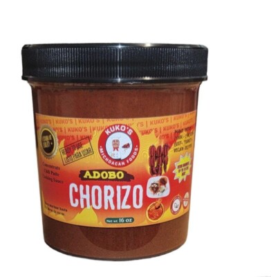 Kuko s Chorizo Adobo Marinade Sauce 16 oz | Authentic Mexican Chili Paste
