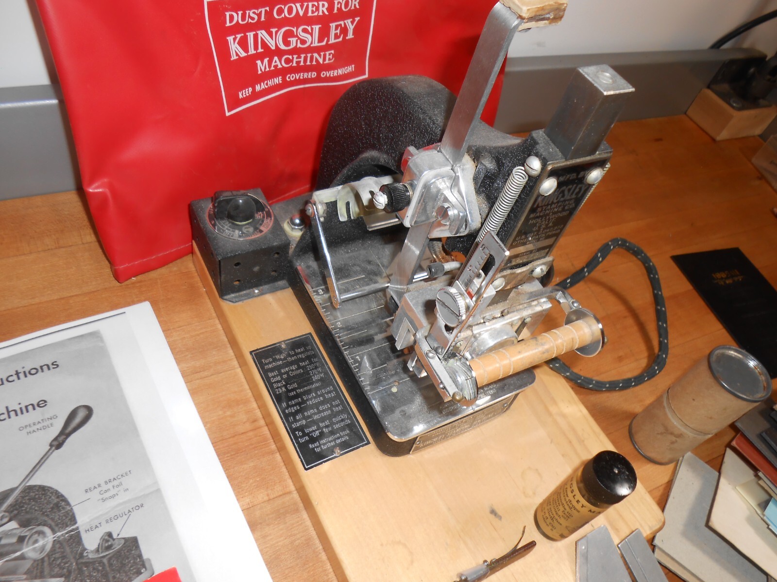 Kingsley hot foil stamping machine eBay