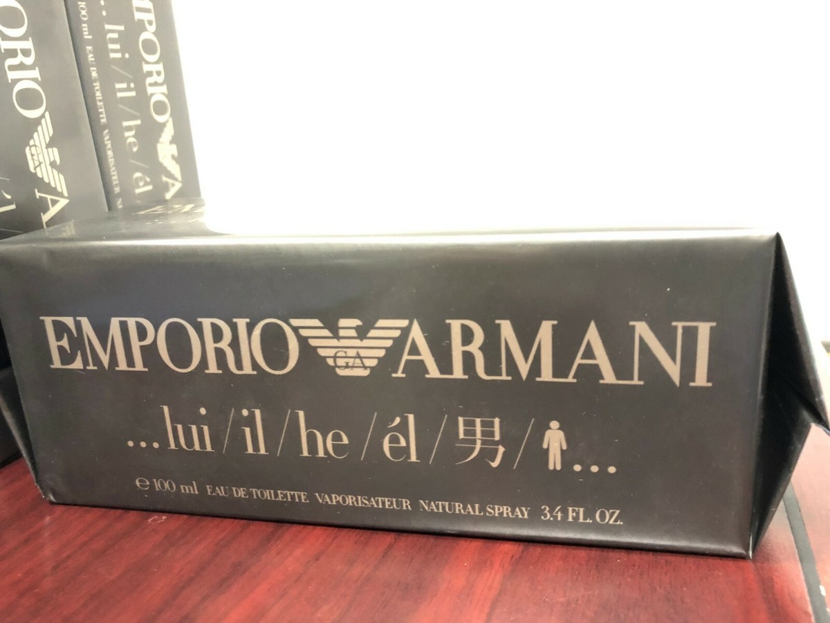 2005-2011** EMPORIO ARMANI HE by GIORGIO ARMANI 3.4 FL oz / 100 ML