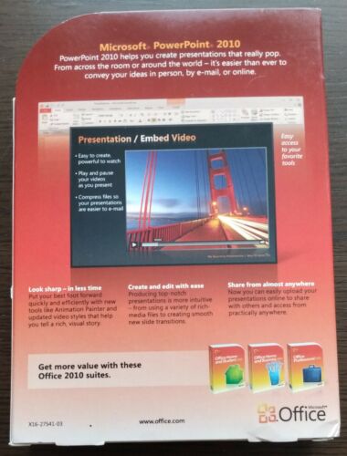 Microsoft Powerpoint 2010 with Product Key Windows (1 user / 2 PCs) - Picture 2 of 7