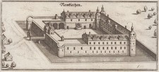 Neunkirchen Saar Original Kupferstich Merian 1645