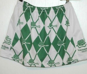 THE GREENE TURTLE LACROSSE SKIRT Baltimore Maryland Rare LAX Tenniscore TENNIS