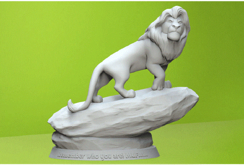The Lion King 3D Printing Unpainted Figure Model GK Blank Kit New Toy In Stock - Picture 2 of 7