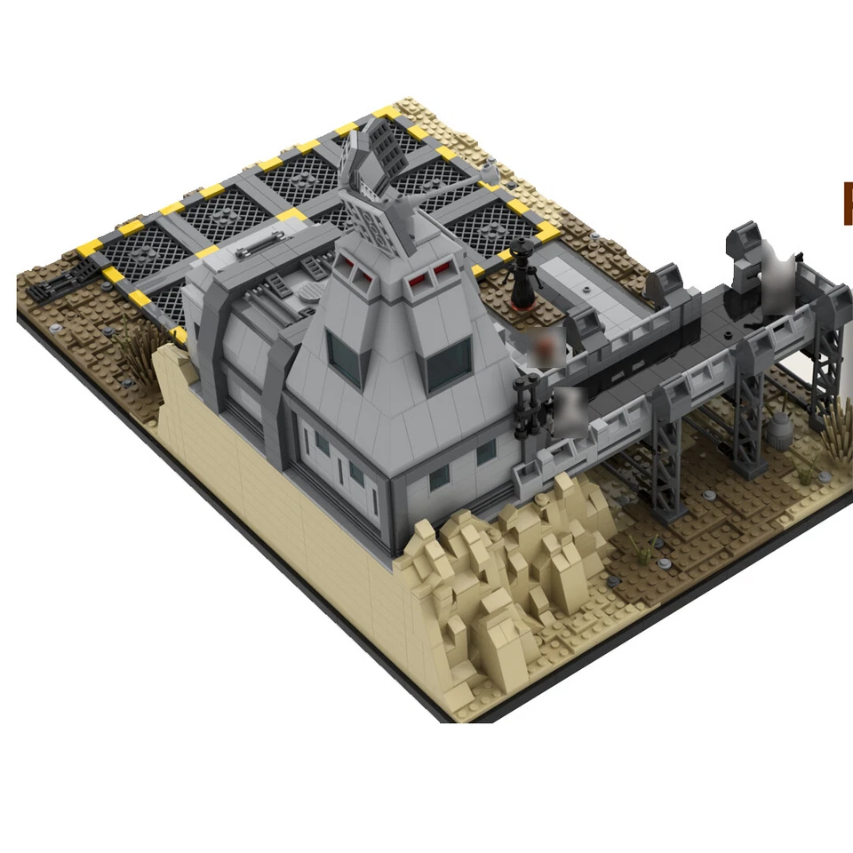 MOC-67054 Emipre Base on Tatooine Model Building Toys Set 1927 Parts Gift - Image 2 of 3