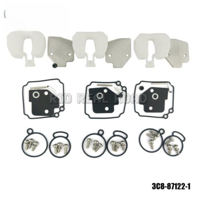 3PCS 3C8-87122-1 Carburetor Repair Rebuild Kit For Tohatsu M 40