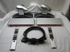 Two Polycom Video Conferencing RealPresence Group 500, 2201-09790-001 w/ MPTZ-9