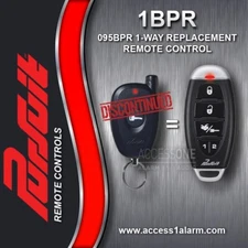 NEW Pursuit 1BPR 1-Way 1-Button Remote Control FCC ID ELVATIE Replacement 095BPR