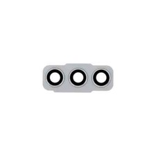 For Samsung Galaxy S21 FE Replacement Rear Camera Lens Cover Bezel (White)
