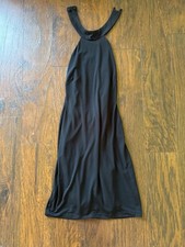 B. Darlin Womens Juniors Open Back Bodycon Halter Dress Black M