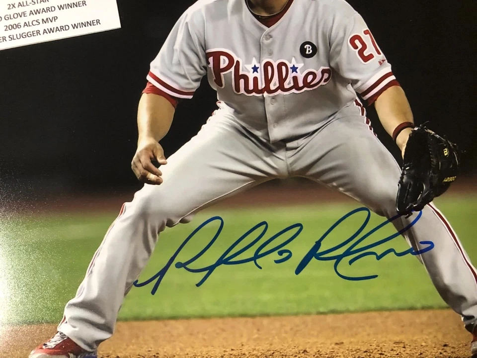 Philadelphia Phillies Placido Polanco Autographed Signed 8x10 Photo COA - Image 2 of 3