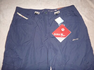 G.I.G.A. DX Damen Caprihose Fenia – 3/4 Cargo Hose Mit Verstellbarer Taillenweite, Leicht & Sommerlich