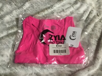 zyia hot pink copper charged tank