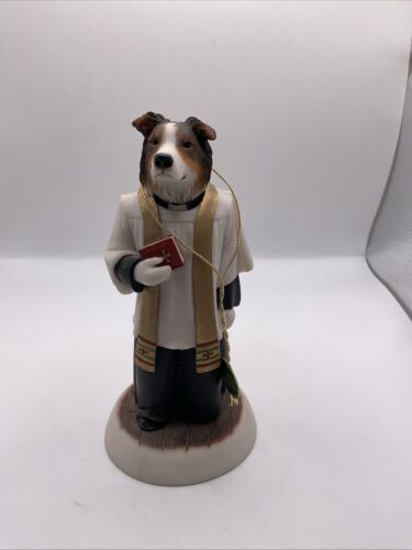 Robert Harrop Doggie People Studio 100 Edition B. Collie Clergyman Christmas - Picture 2 of 18