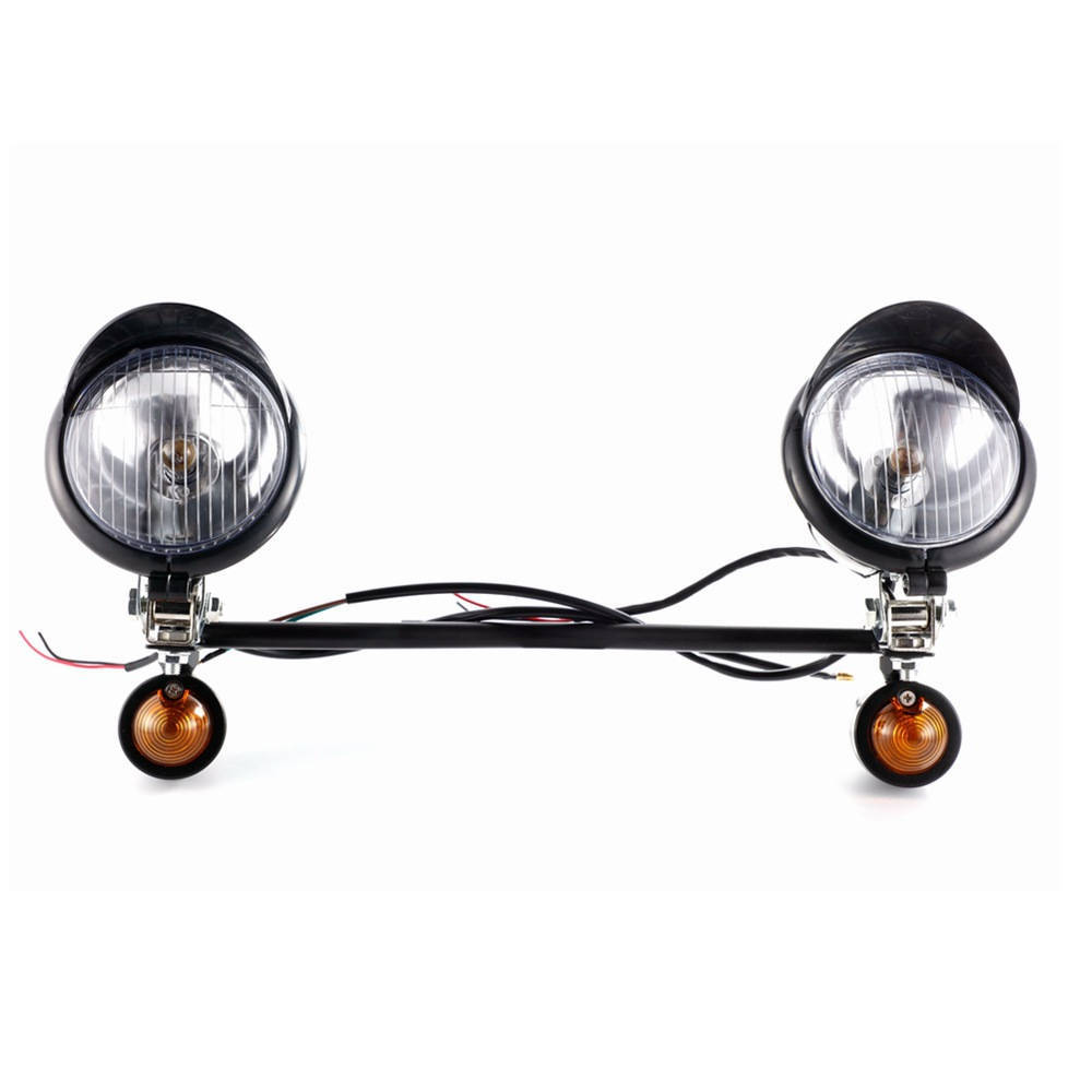 Driving Passing Turn Signal Spot Fog light Bar for Harley Touring Dyna ...