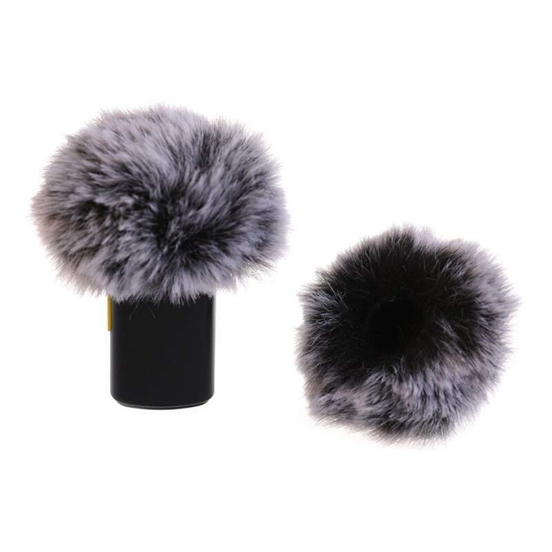 Wind Muff 1Pack Microphone Wind Muff Furry Windscreen Windproof Wind