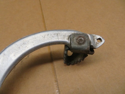 OEM HONDA CR125 REAR RIGHT BRAKE FOOT LEVER PEDAL STOP BRAKING FRAME - Picture 7 of 12