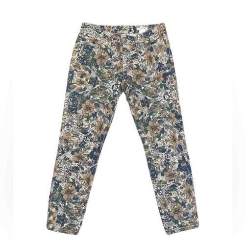 Club Monaco Floral Skinny Jeans, size 0