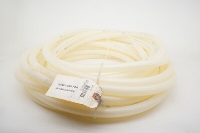 E. James 50' Silicone Braided Tubing 13/16'' Outside Dia 1/2'' Inside Dia 2RUT2