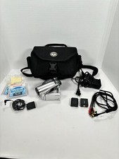 HITACHI DVD CAM DZ-GX5020A Cinema Res 30x Zoom Digital Cam W/ SD, Case, Extras