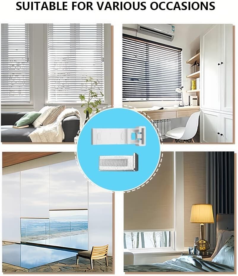 Roller Blind Clamp Holder Double for Klemmfix Support Bracket for PVC