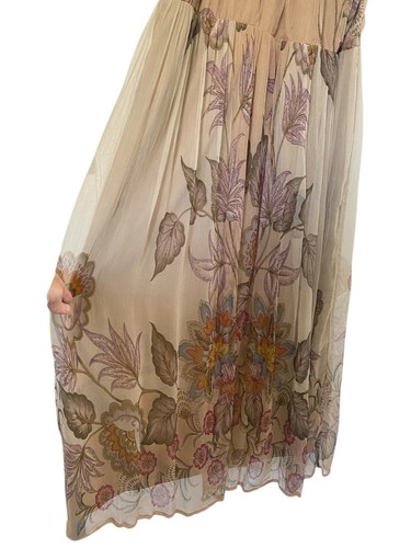 RITU KUMAR Label Size S Floral Maxi Dress Evening Boho - Bild 13 von 21