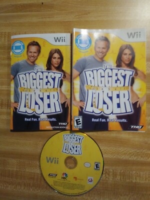 Nintendo Wii - The Biggest Loser Disk, Manual, And Box Art Only