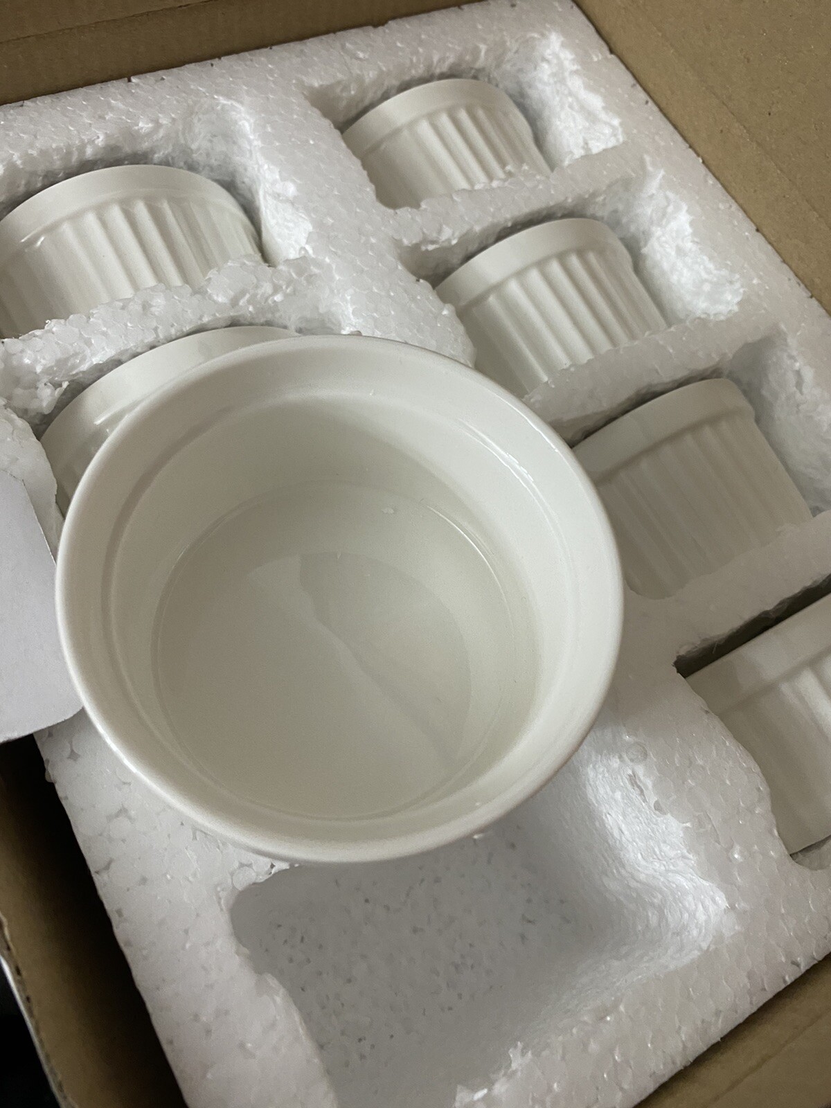 California Home Goods Ramekins WHITE 8 Pack 4oz. Capacity NEW eBay