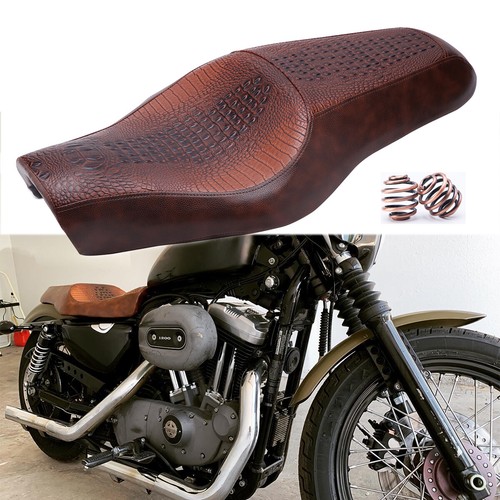 Crocodile Motorcycle Two Up Seat 2-Up Driver Passenger For Harley Sportster 883