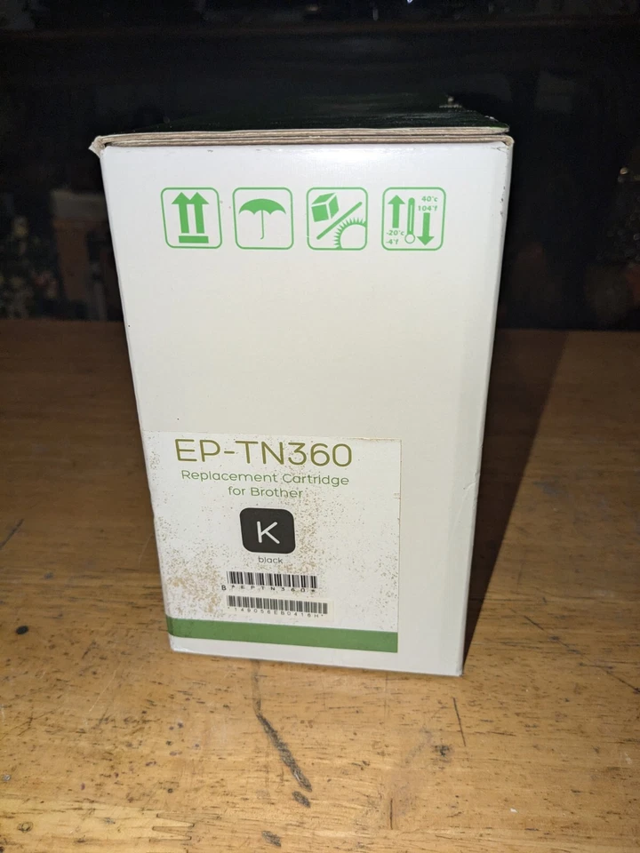 NEW-Eco Plus Premium Black Non-OEM Toner Cartridge EP-TN360 For Use In Brother  - Image 2 of 4