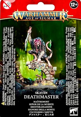 Brand-NEW: SKAVEN DEATHMASTER ~ AGE of SIGMAR~RATKIN~no box~GW~WARHAMMER FANTASY
