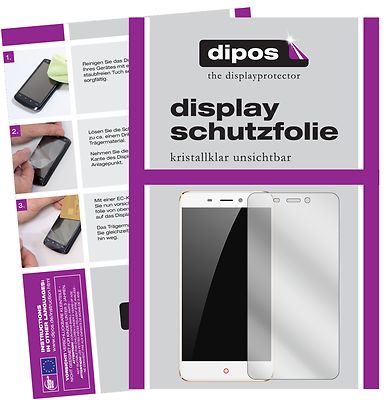 dipos I 2X Pellicola Protettiva Compatibile con ZTE Nubia N2 Pellicola