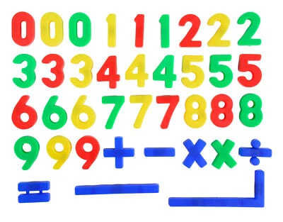 SIMBA DICKIE VERTRIEBS GMBH Art & Fun Magnet - 37 Zahlen/Zeichen- magnetische Zahlen und Zeichen- Magnete