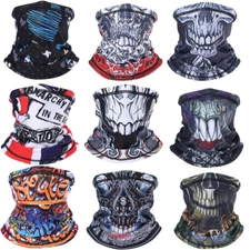 Warmer Bandana Neck Gaiter Thermal Half Face Mask Cover Winter Fleece Scarf US